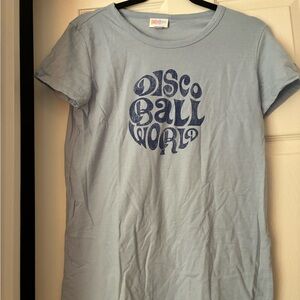 LuLaRoe Light Blue Tee S Like New